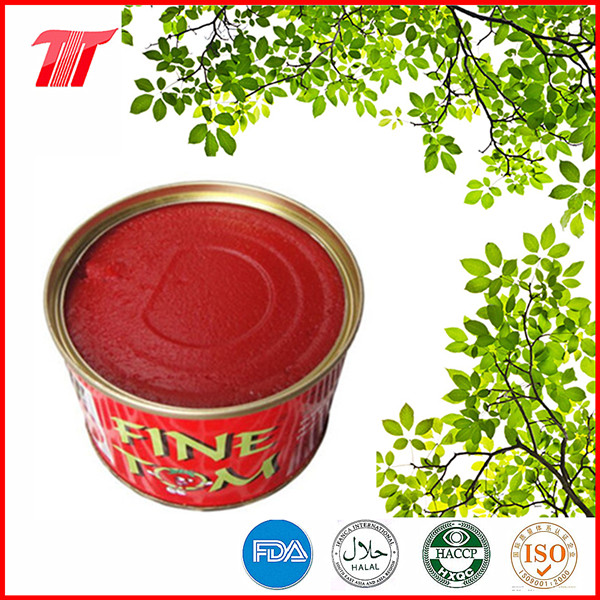 Organic Fine Tom 400g Canned Tomato Paste with High Quality