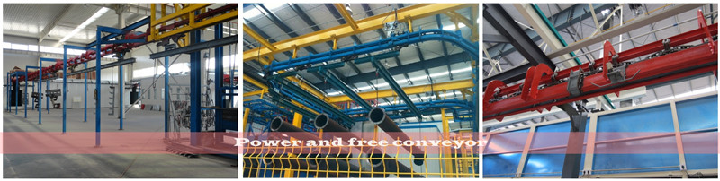 Aluminum Profile Overhead Chain Conveyor in Coating Line