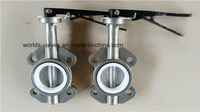 Dds Stainless Steel Wafer Butterfly Valve with Pin