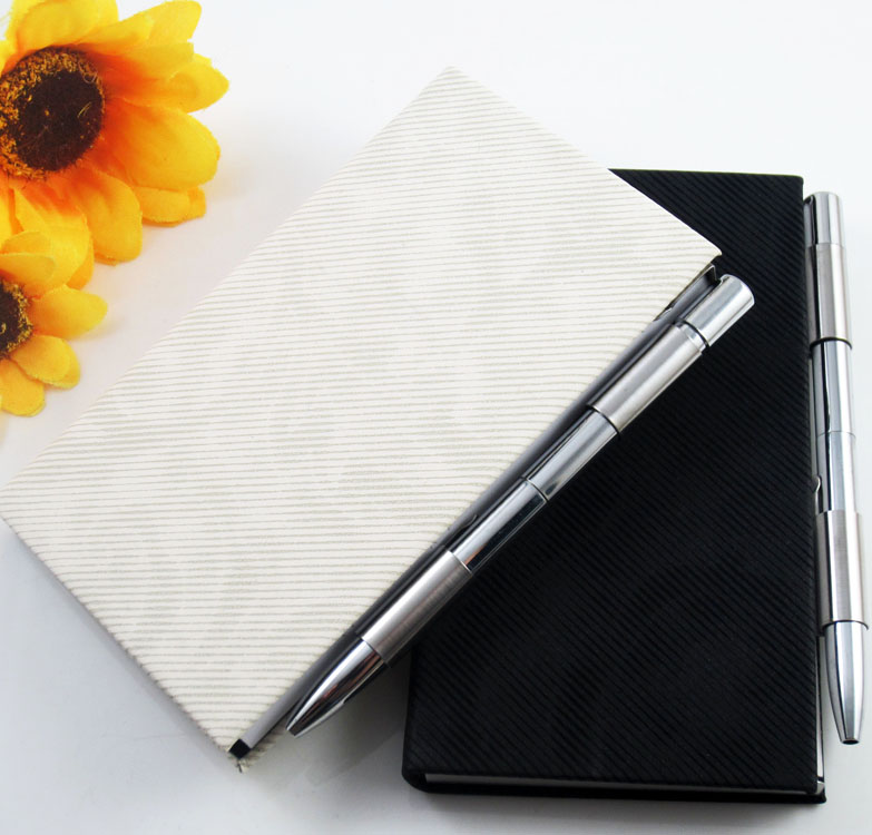 Metal Note Pad Holder, Note Pad Holder with Pen, Memo Pad Holder