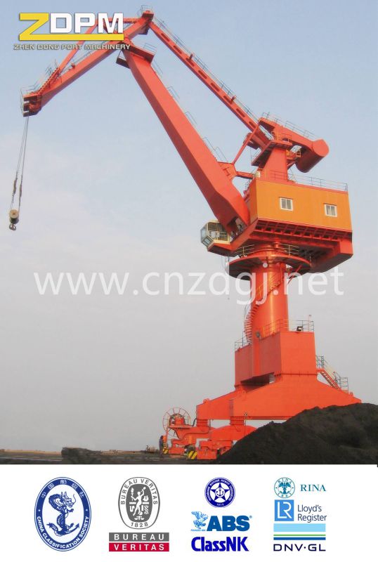 Ce/ISO Standard Steel Structure Dock Harbour Portal Crane Manufacturer