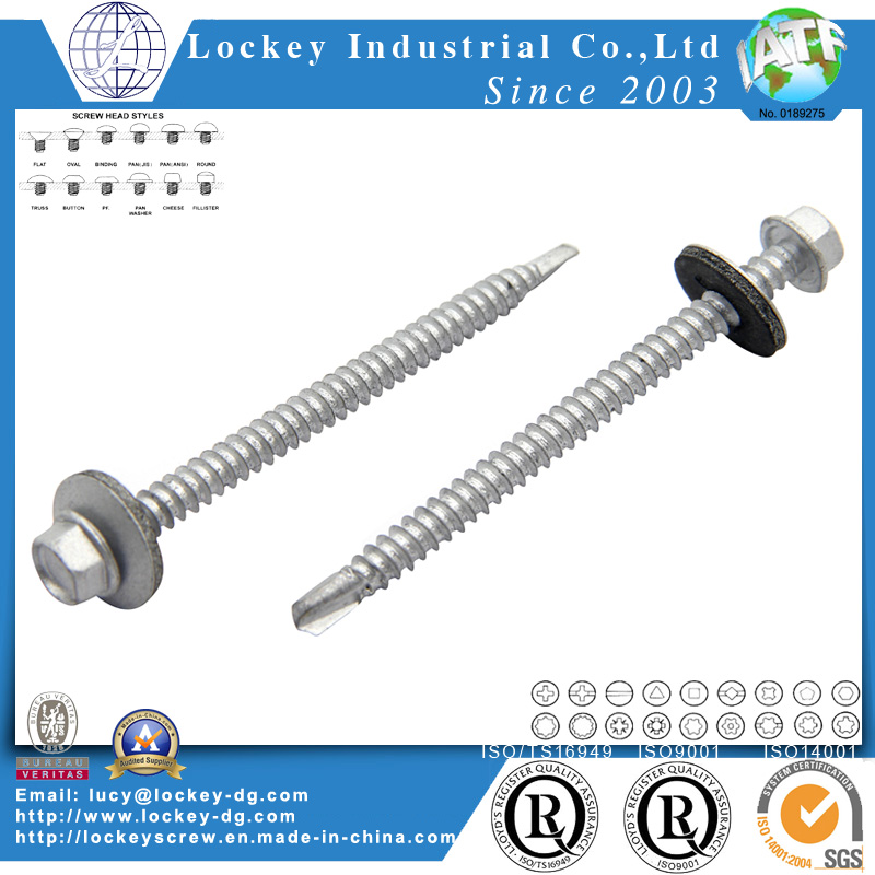 Hex Washer Head Self Drilling Screw Tek Screw