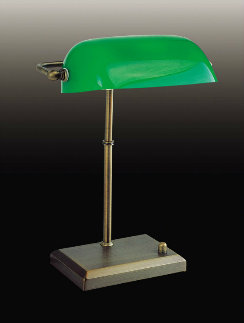 Modern Bedside Reading Banker Table Lamp