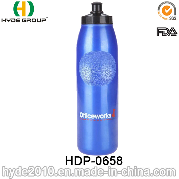 2017 Outdoor BPA Free Plastic Sport Water Bottles, PE Plastic Running Water Bottle (HDP-0658)