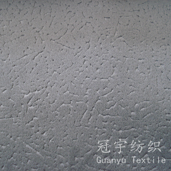 Ultra Soft Burnt-out 100% Polyester Sofa Fabric for Decorative Uses