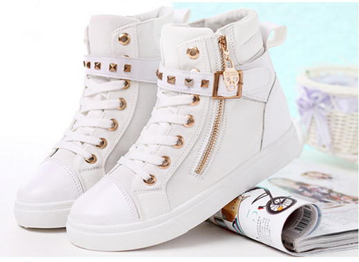 New Fashion Style Girl Canvas Shoes with Zipper (NF-9)