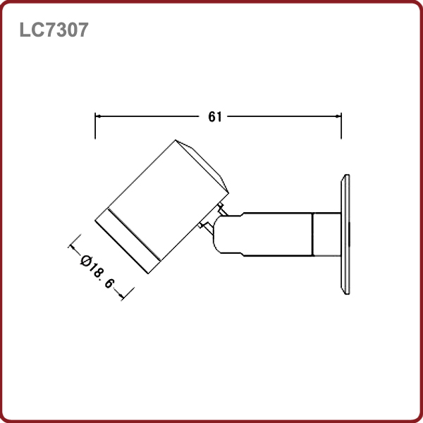 1W LED Spotlight for Showcase (LC7307)