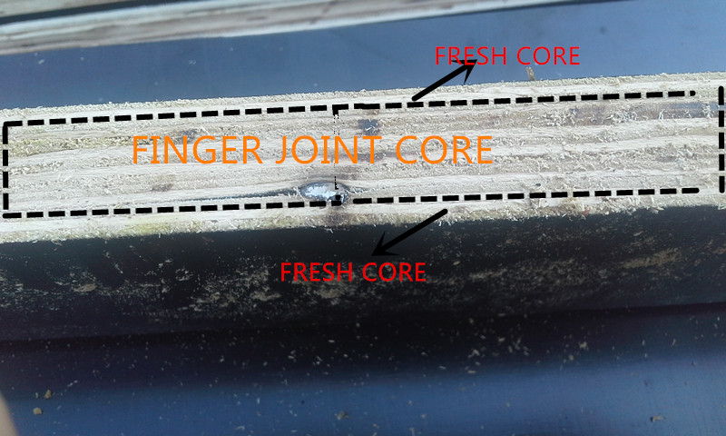 Poplar/Hardwood Core Finger Joint Film Faced Plywood