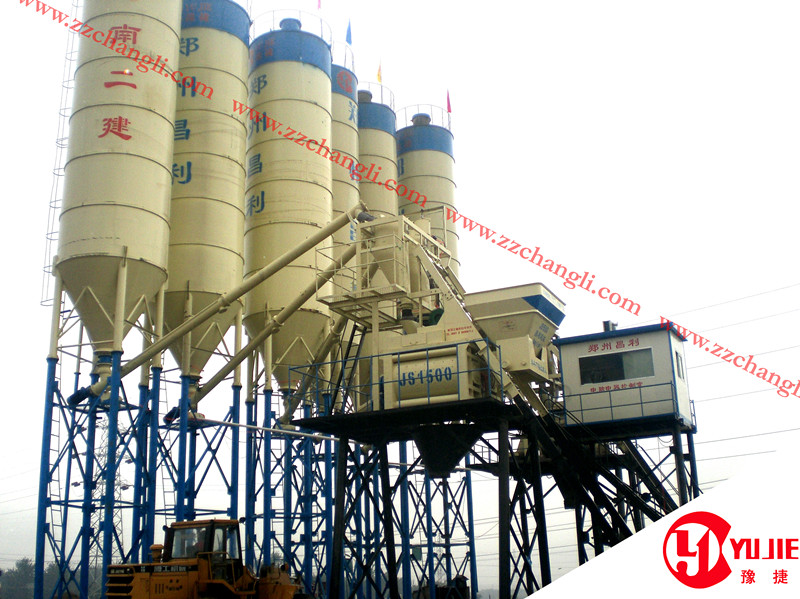 Hzs75 Semi-Automatic Concrete Batching Plant with Advanced Technology