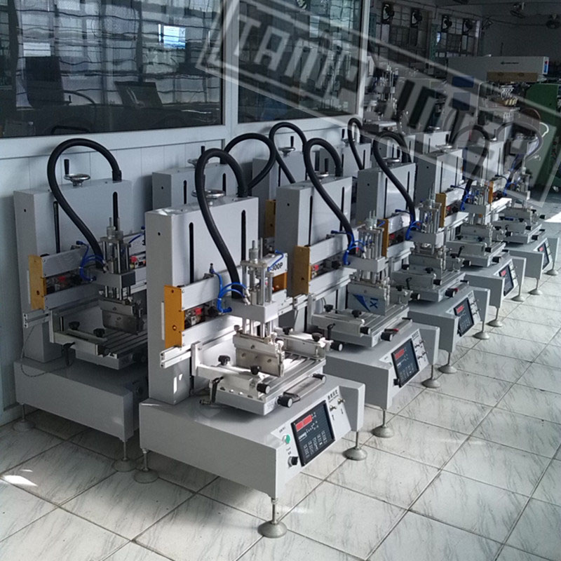 TM-300pj Film Flat Silk Screen Printing Machine with T-Slot/Vacuum