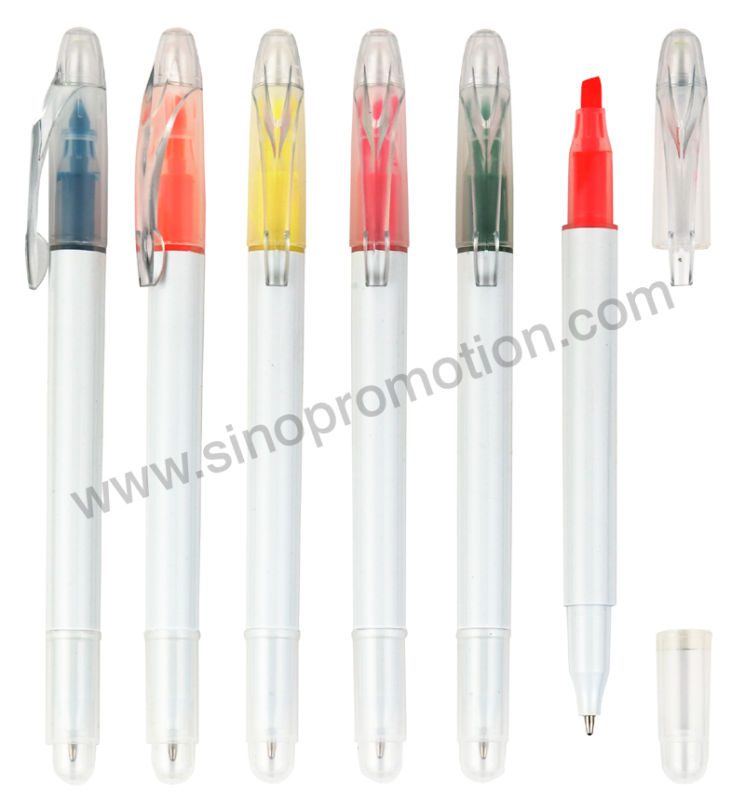 Highlighter Ball Pen with Highlighter Gp2498c