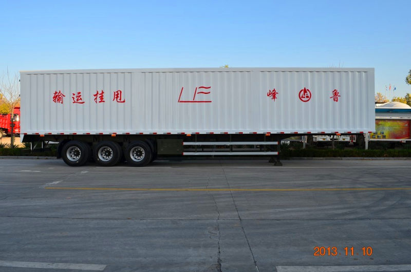 High Quality Cimc/Lufeng Cargo Van Semi Trailer for Sale