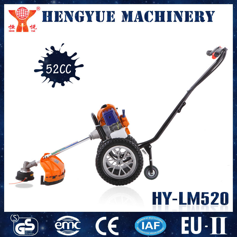 Hand Pushing Brush Cutter with Wheels From China