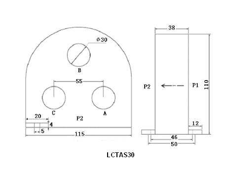 Lctas30 Series Three Phase Micro Precision Current Transformer