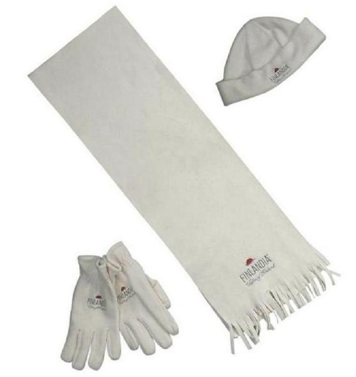 Polar Fleece Promotion Items Scarf and Hat Set