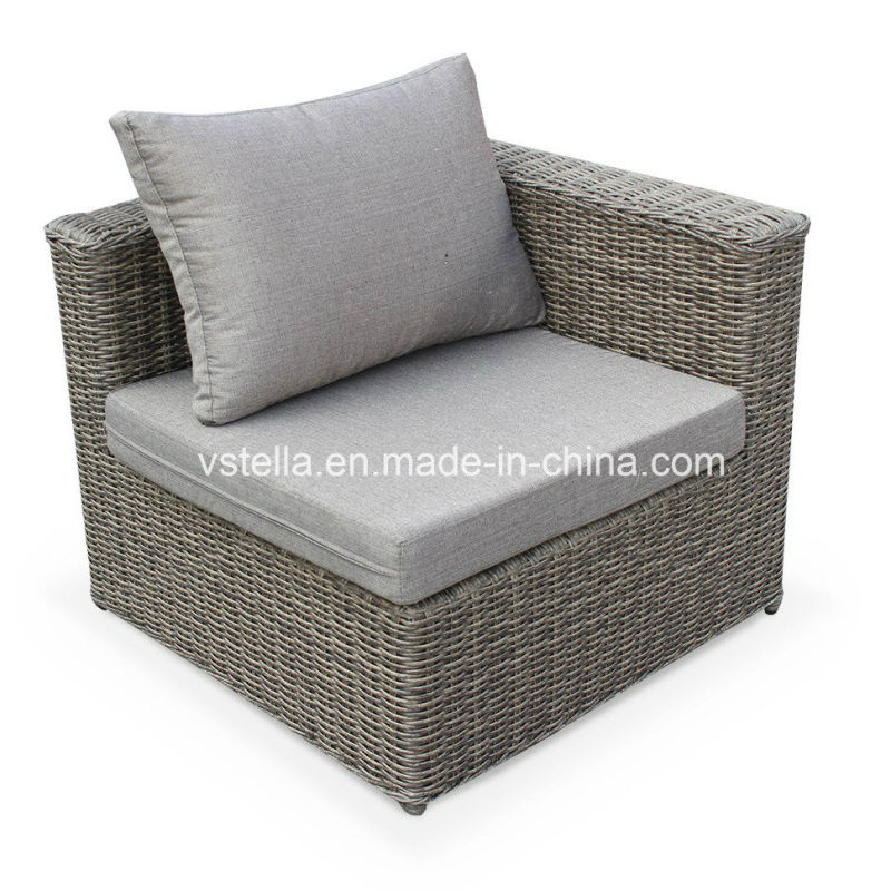 4-Piece Outdoor Rattan Wicker Sofa Sectional Patio Furniture Set