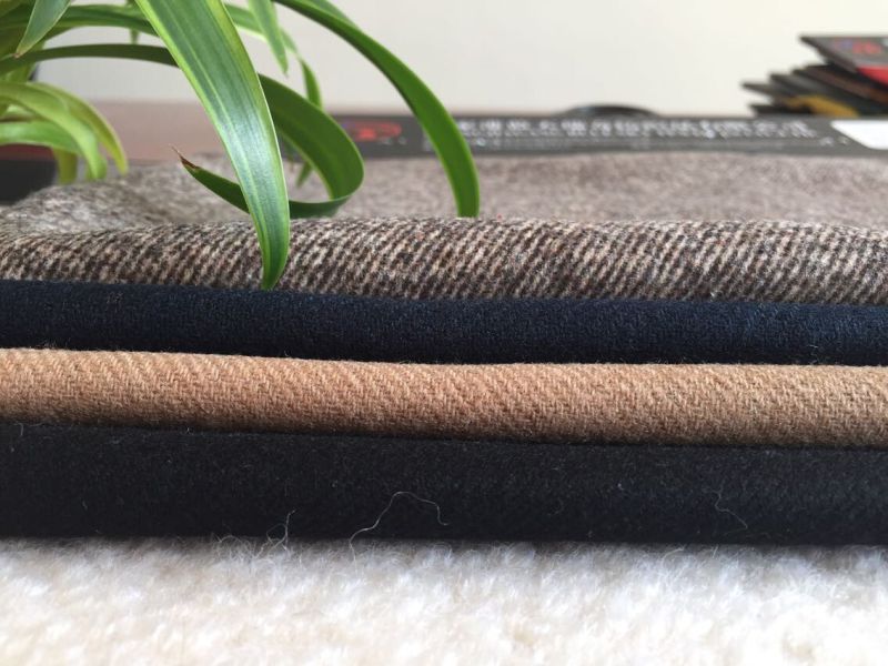 Flano Wool Fabric with Twill