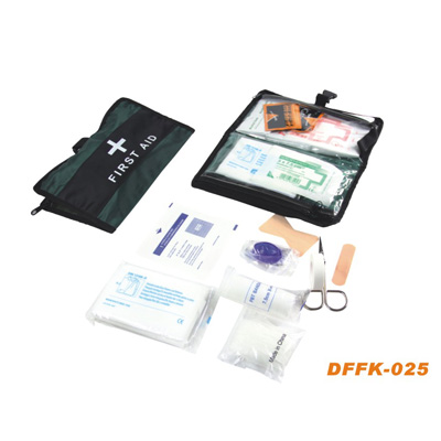 Travel First Aid Kit with Basic Medical Equipment (DFFK-025)
