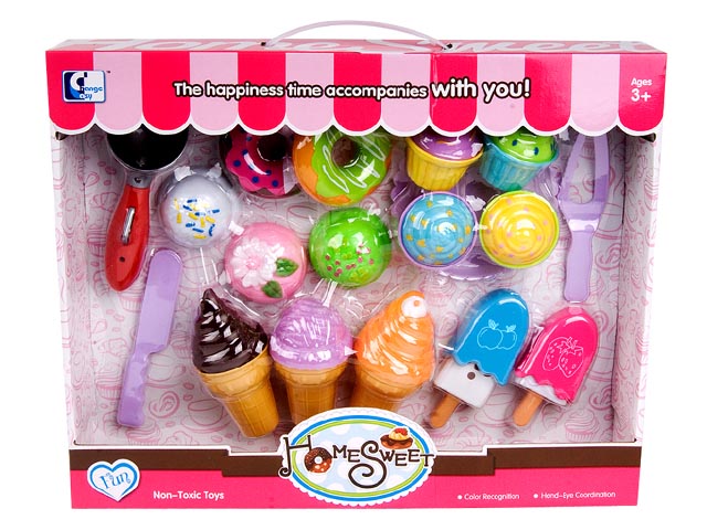 Cute Food of Kitchen Play Set for Kids