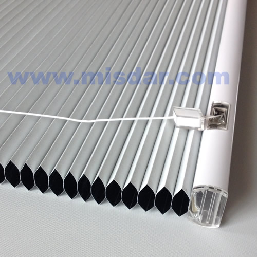 White Blackout Honeycomb Shade