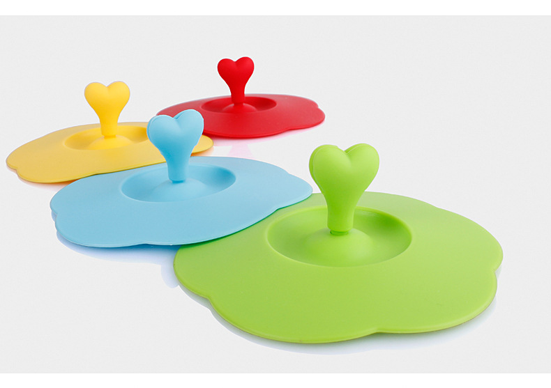 Lovely Creative Silicone Bean Sprout Cup Lids