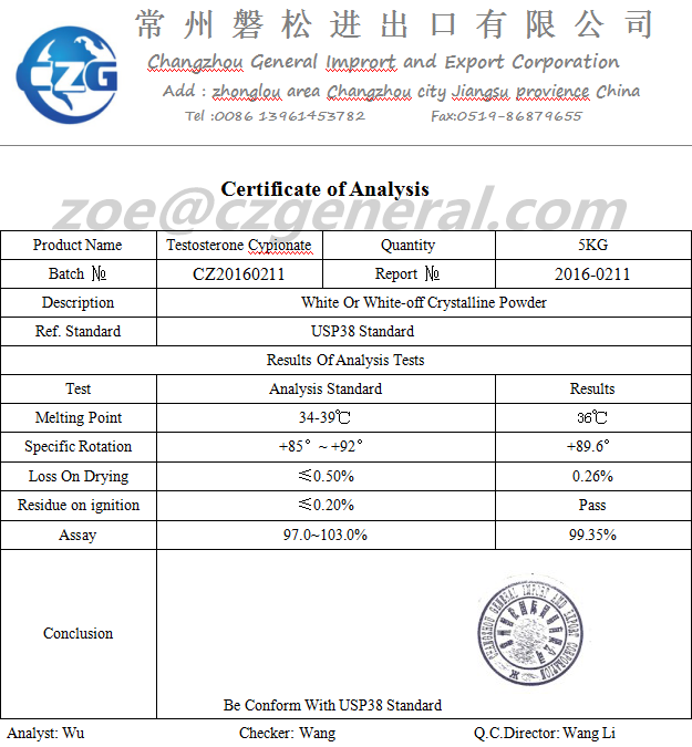 Test Cyp Test Series 105% Stronger Oil & Powder Testosterone Cypionate