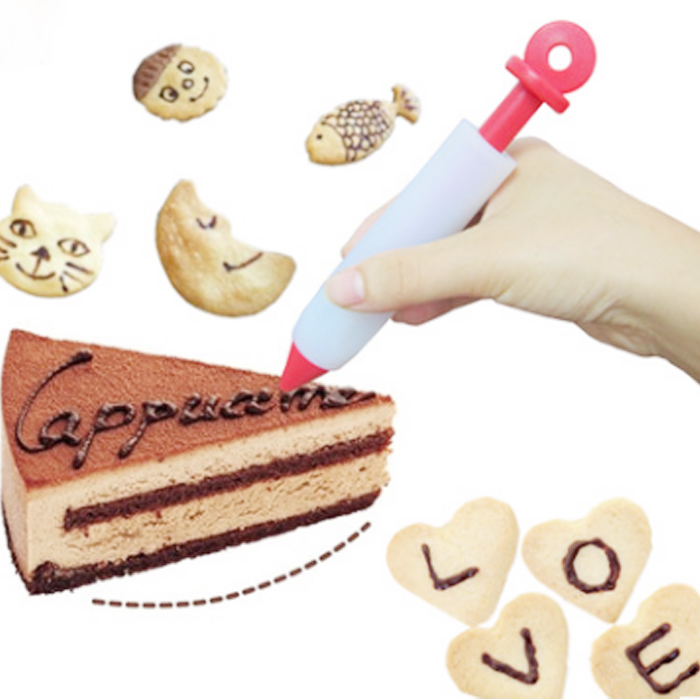 Food-Grade Silicone Icing Decorating Pen for Cake Cookie or Chocolate