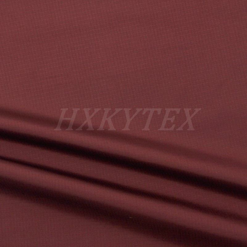 Two Cord Weave Checks Jacquard Polyester Fabric for Jacket