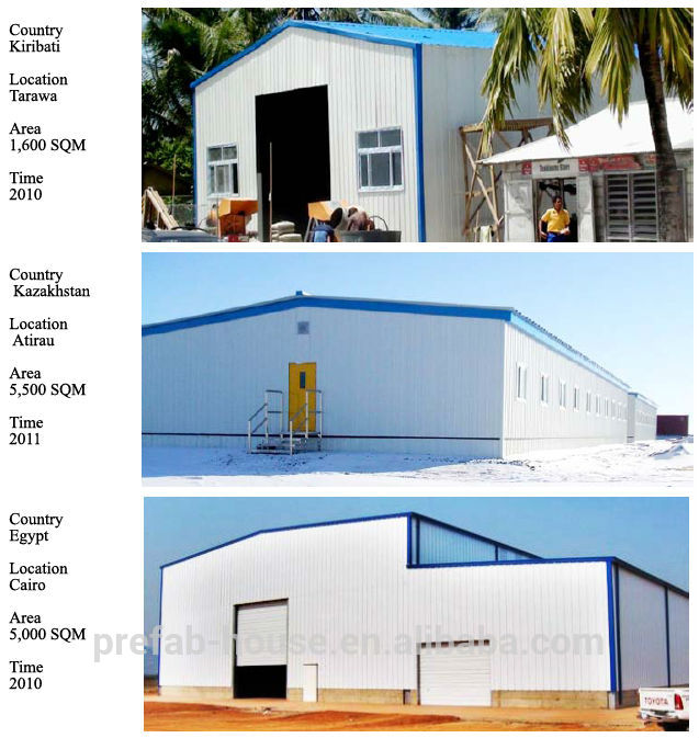 Prefabricated Building Light Steel Structure Warehouse/Workshop