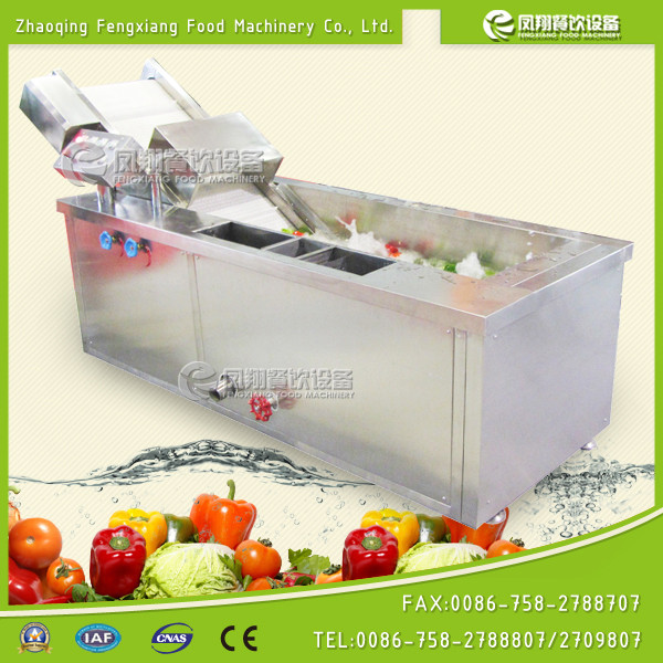 Multi-Function Cutter and Bubble Washer of Fruit Vegetable Processing Line for Factory