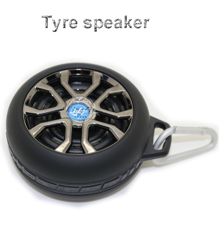 Hot Sale Portable Wireless Tire Mini Bluetooth Speaker