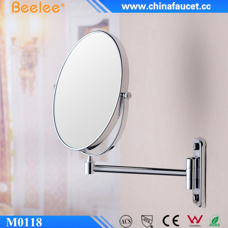 Beelee Chrome Brass Magic Decorative Cosmetic Wall Mounted Mirror