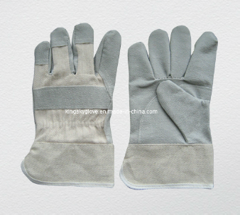 Grey Vinyl Impregnated Gloves (2806)