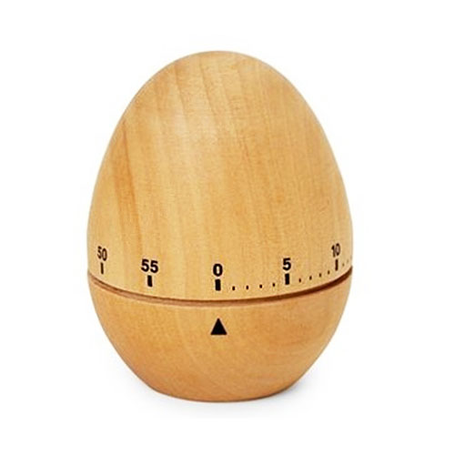 Wood Apple Mechanical Countdown Timer