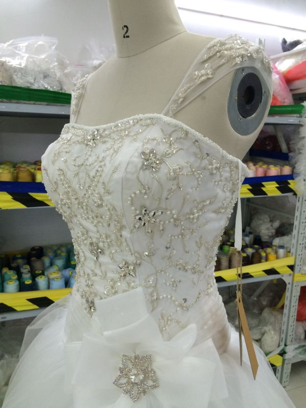 Aoliweiya Bead/Pearl/Rhinestone/Crystal Wedding Dresses