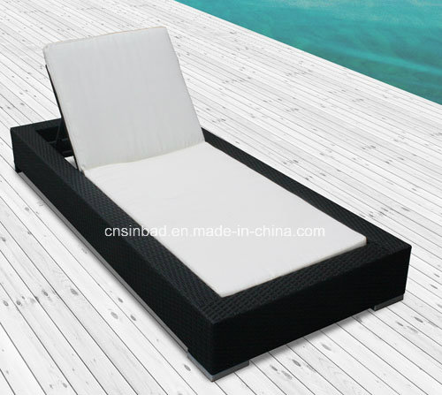 Outdoor Rattan Lounge for Swimming Pool for Aluminum Frame (7520-1)