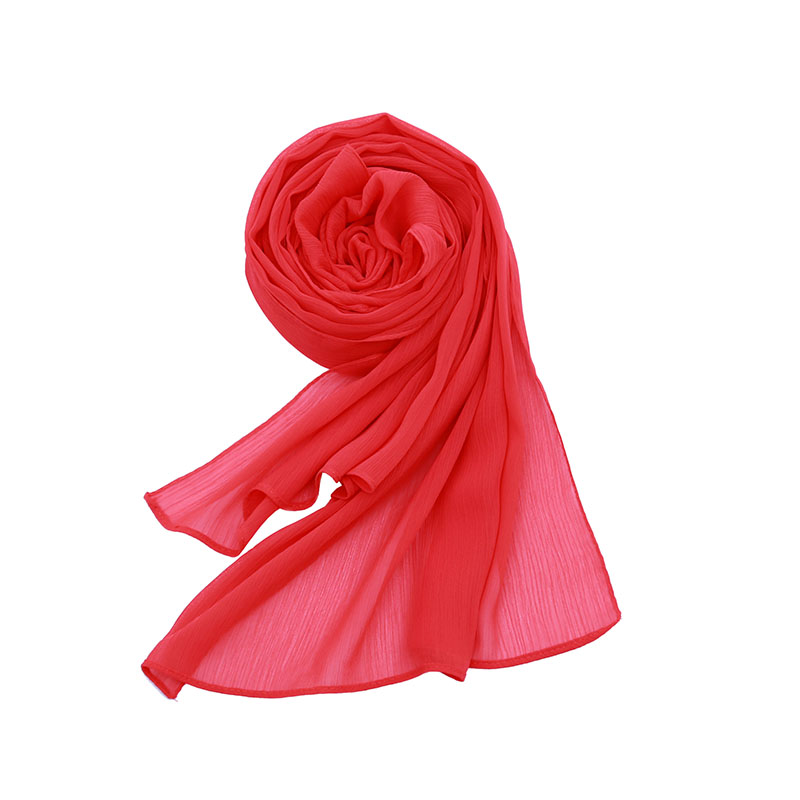 Wrapables Solid Color 100% Polyester Long Scarf