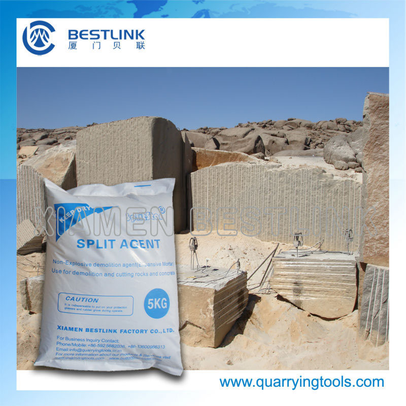 Safe Soundless Non Explosive Rock Blasting Stone Cracking Chemical Powder