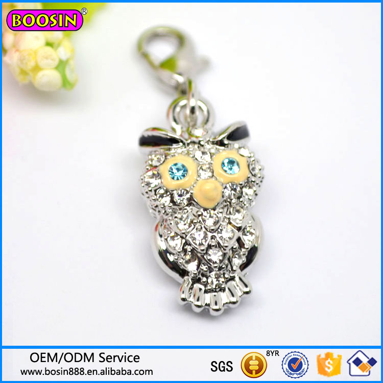 Wholesale Zinc Alloy Jewelry Charm Elephant Charm