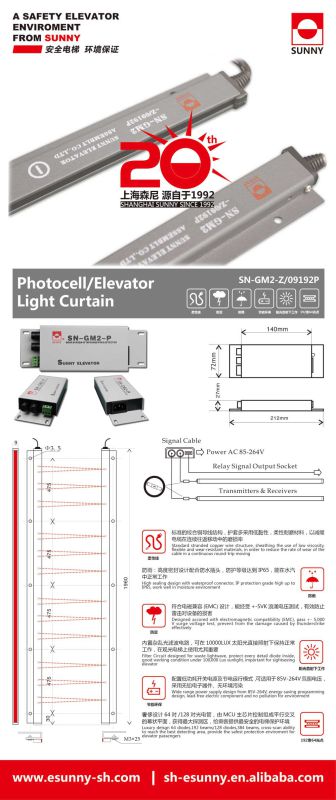 Elevator Door Protector Sn-GM2-Z/09192p