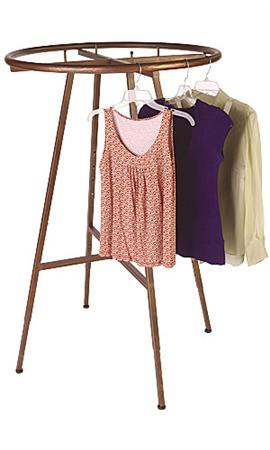 Boutique Cobblestone Round Clothing Rack/Clothing Display Rack