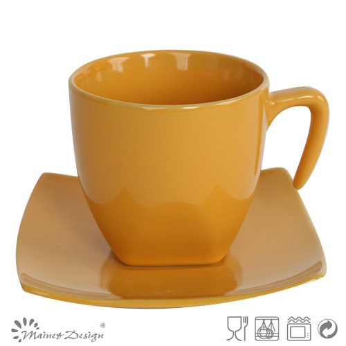 Colorful and Creative Design 8oz Cup & Saucer