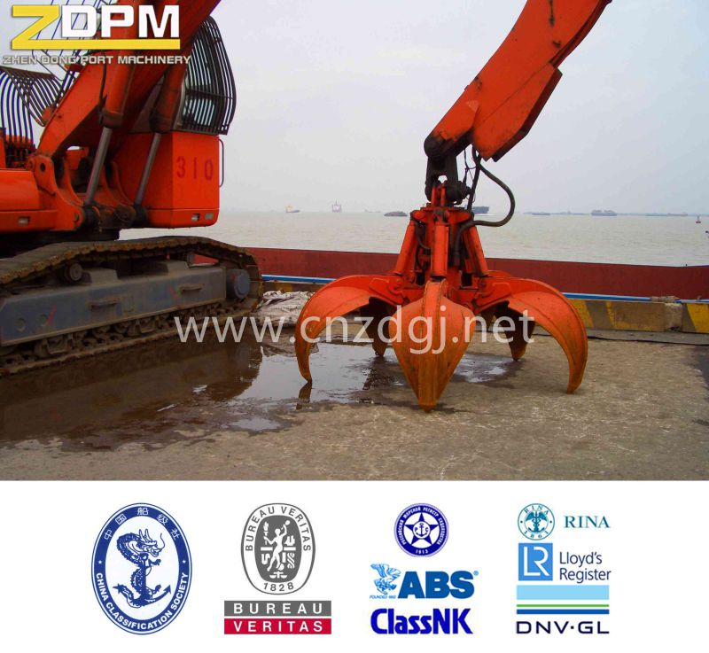 Hydraulic Orange Peel Grapple for Excavator