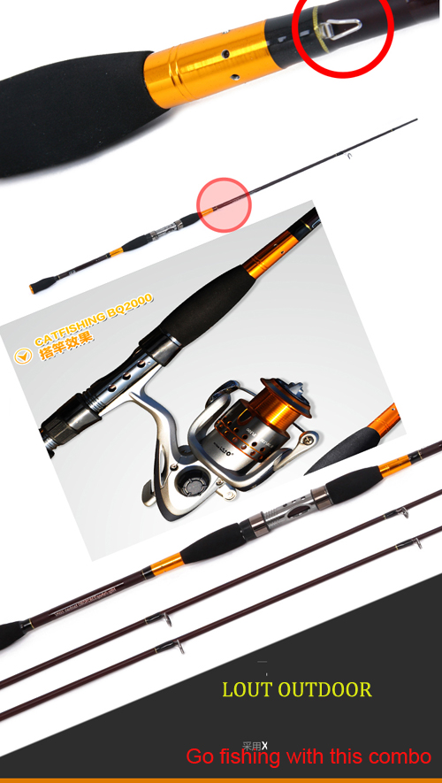 Good Quality Spinning Fishing Reel Combo Fishing Rod Combo