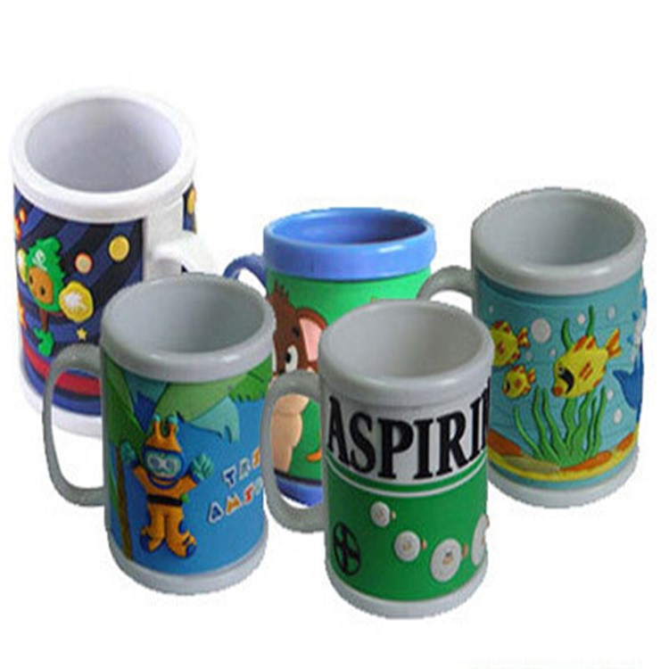 Hot Sale New Design Customed Animal Shape Soft PVC Wholesale Plastic Cup Mat