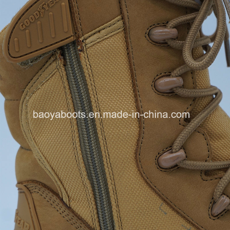 Quick Wear Waterproof Genuine Leather Military Army Boots