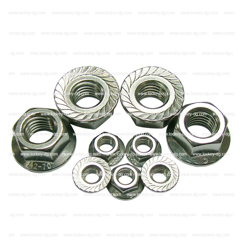 High Strength Steel Class 8 Hex Flange Nut Plain