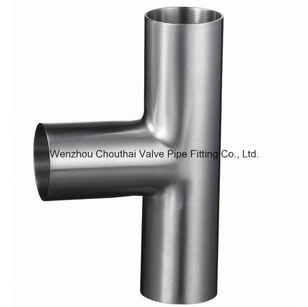 3A DIN Bpe SMS Sanitary Pipe Fittings Welded Equal Tee