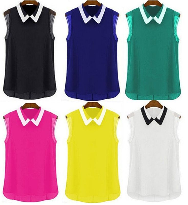 Women Short Sleeve Chiffon Blouse Fashion Women Clothes