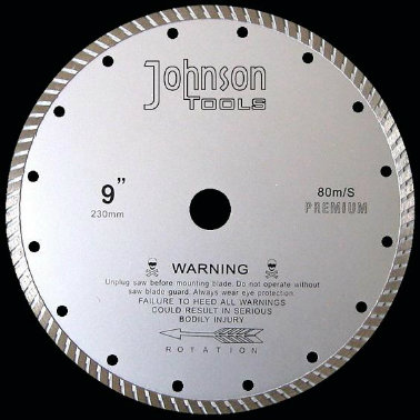 230mm Sintered Turbo Saw Blade: Diamond Saw Blade